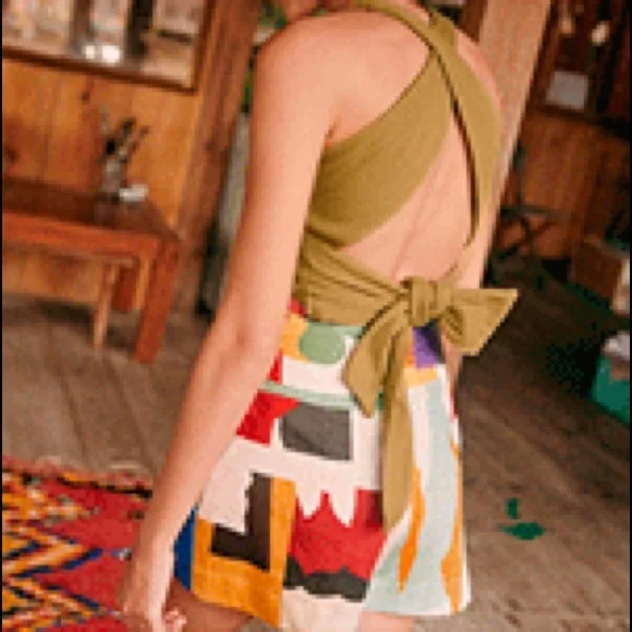 SOLD Sezane x C. Kero Abstract Shorts - Picture 3 of 7